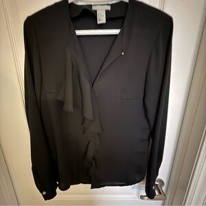 H&M Elegant Black Top